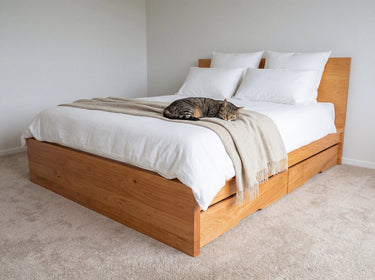 INNATURE "NOVA" or "NEW CLASSIC" Slat Bed with storage - INNATURE